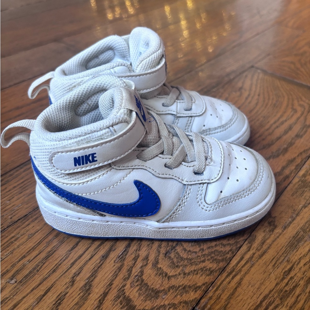 Nike Court Borough Mid 2 Sneakers Toddler 8C Royal Blue